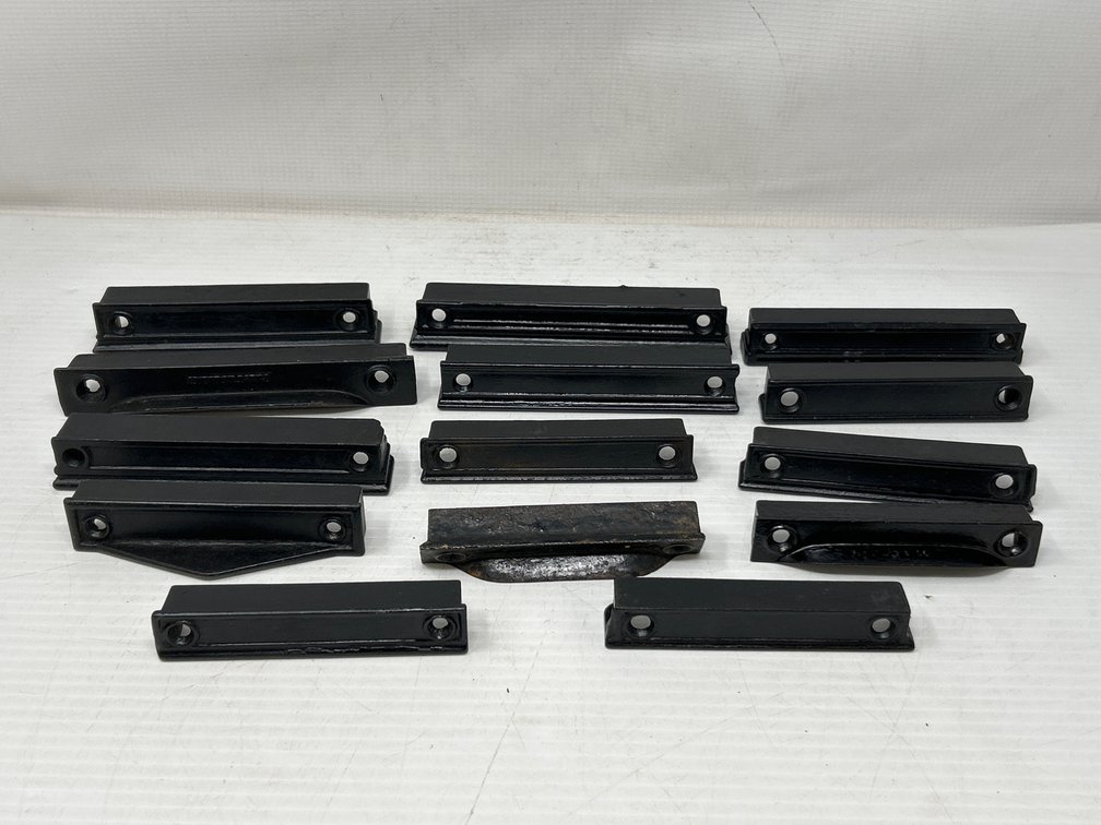 Antique Cast Iron Door Hardware- 14 Surface Mount Lock Catches
