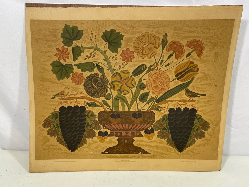 Unframed Watercolor Print "Pennsylvania Theorem" by Allen Saalburg, 1949