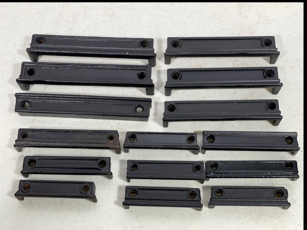 Antique Cast Iron Door Hardware- 15 Surface Mount Lock Catches