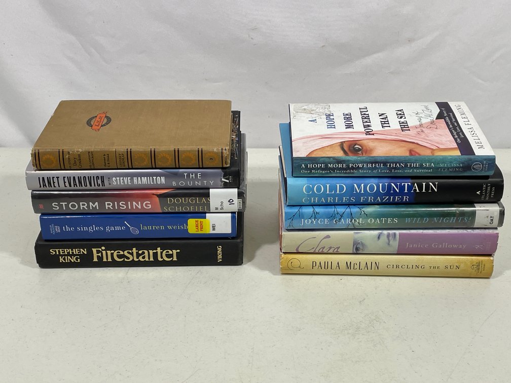 Books Lot- 10 Fiction Titles