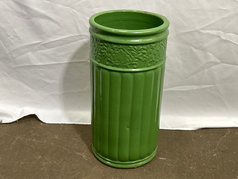 Green Ceramic Umbrella Holder