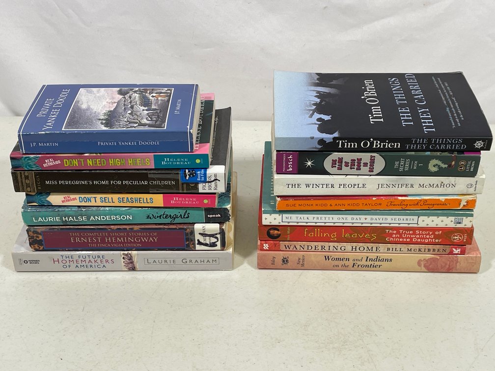 Books Lot- 15 Fiction Titles