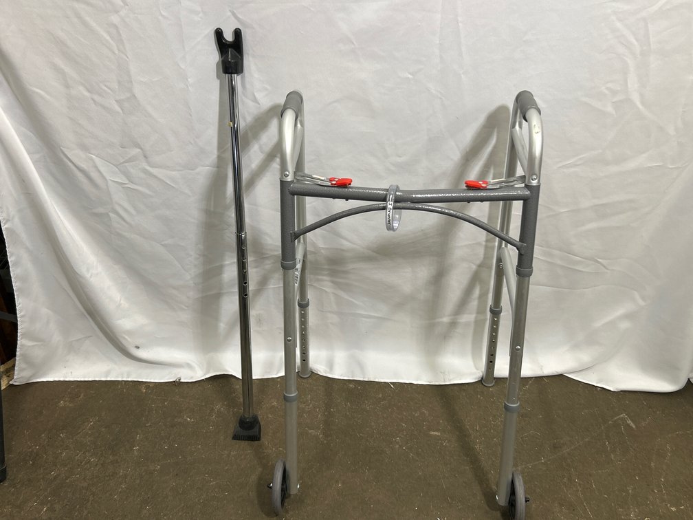 Aluminum Walker and Adjustable Door Bar