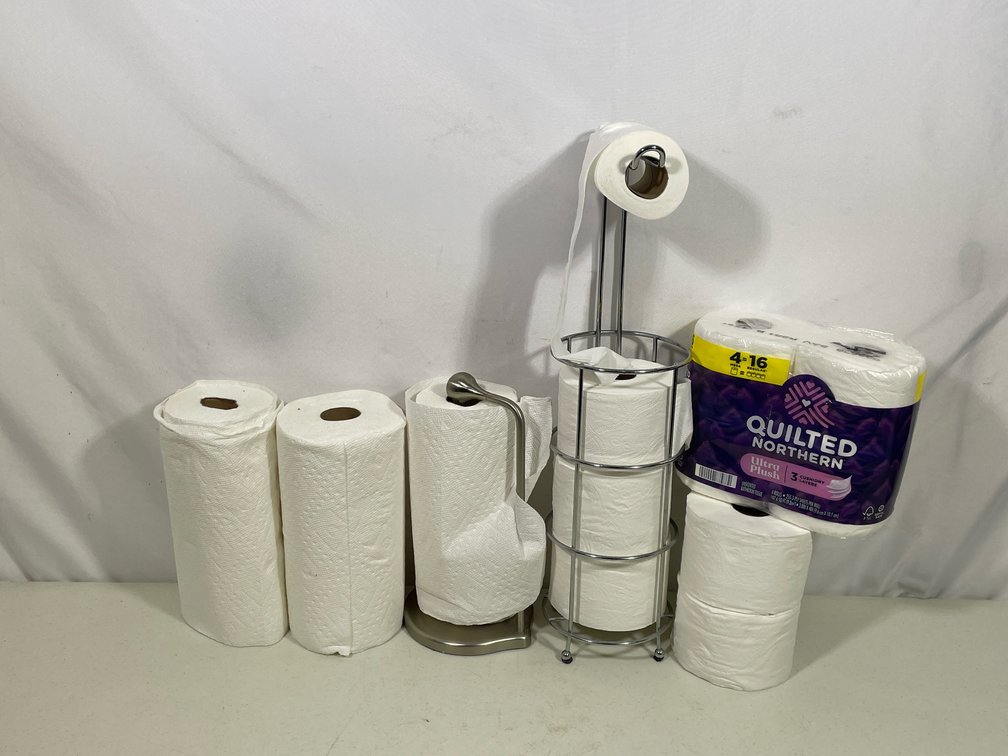 Assortment of Toilet Paper, and Other Paper Products, etc.