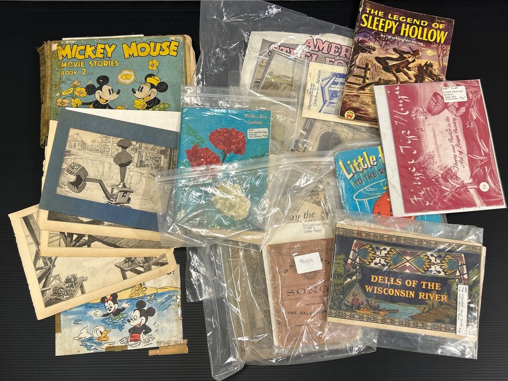 Small Booklets, Post Cards, Cartoon Cards, Dictionary of Musical Terms, Song Book