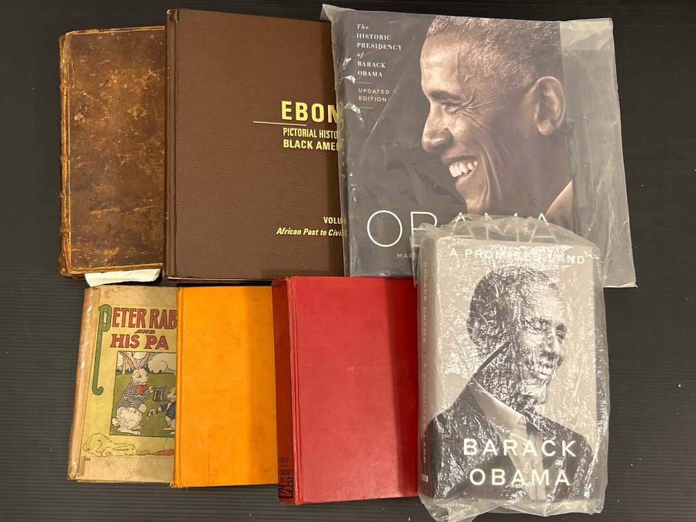 Books Lot- 7 Titles including 2 Barack Obama, Peter Rabbit