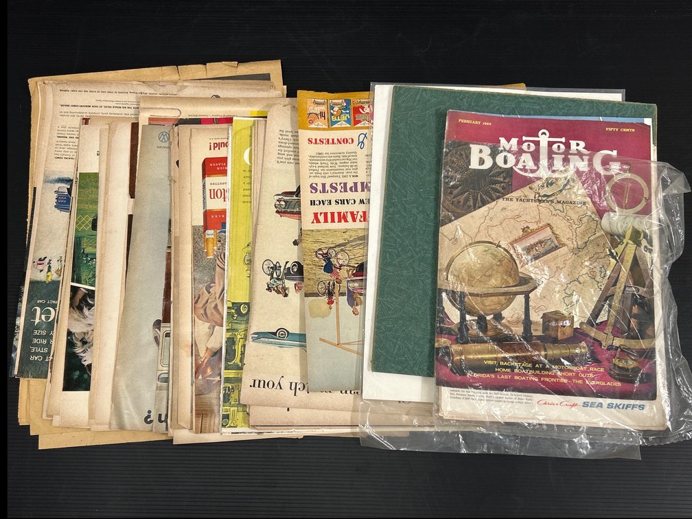 Grouping of Advertising Pages- Cars, Paint, Cigarettes, More