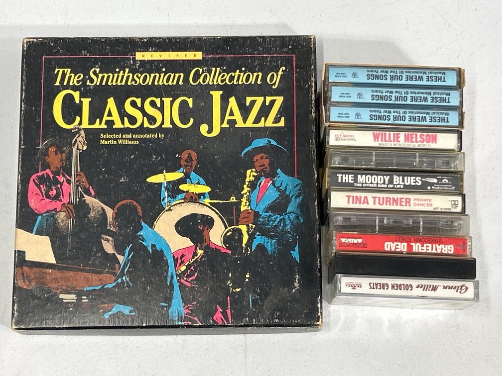 Cassette Tapes and Set of Classic Jazz Music Cassettes