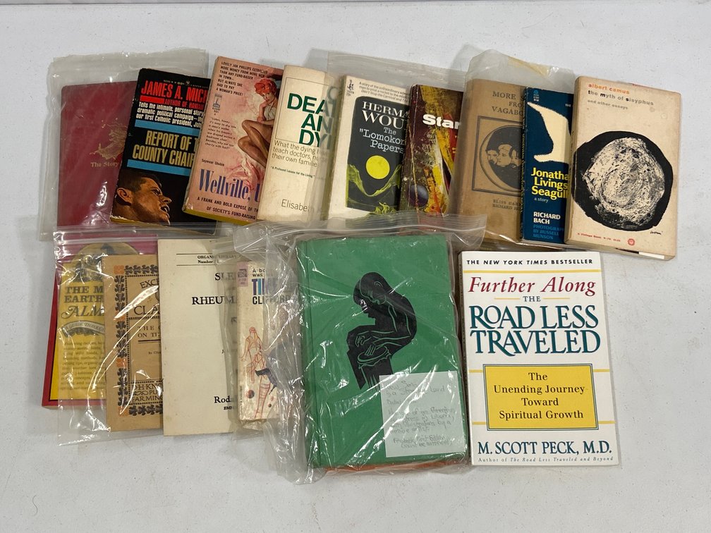 Books Lot- Mostly Paperbacks, 15 Fiction & Non-Fiction Titles
