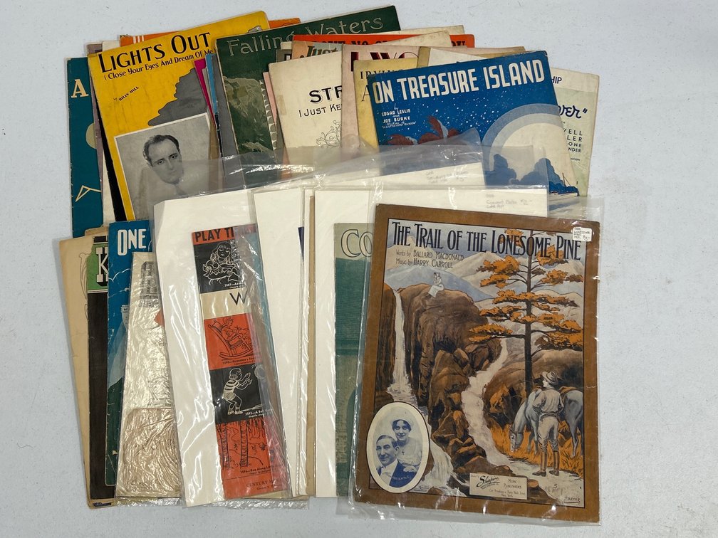 Large Grouping of Vintage Sheet Music