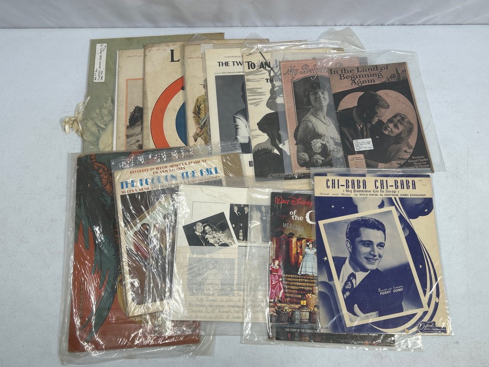 Vintage Sheet Music, Leslie's Illustrated Weekly Newspaper, Unframed Baby Prints