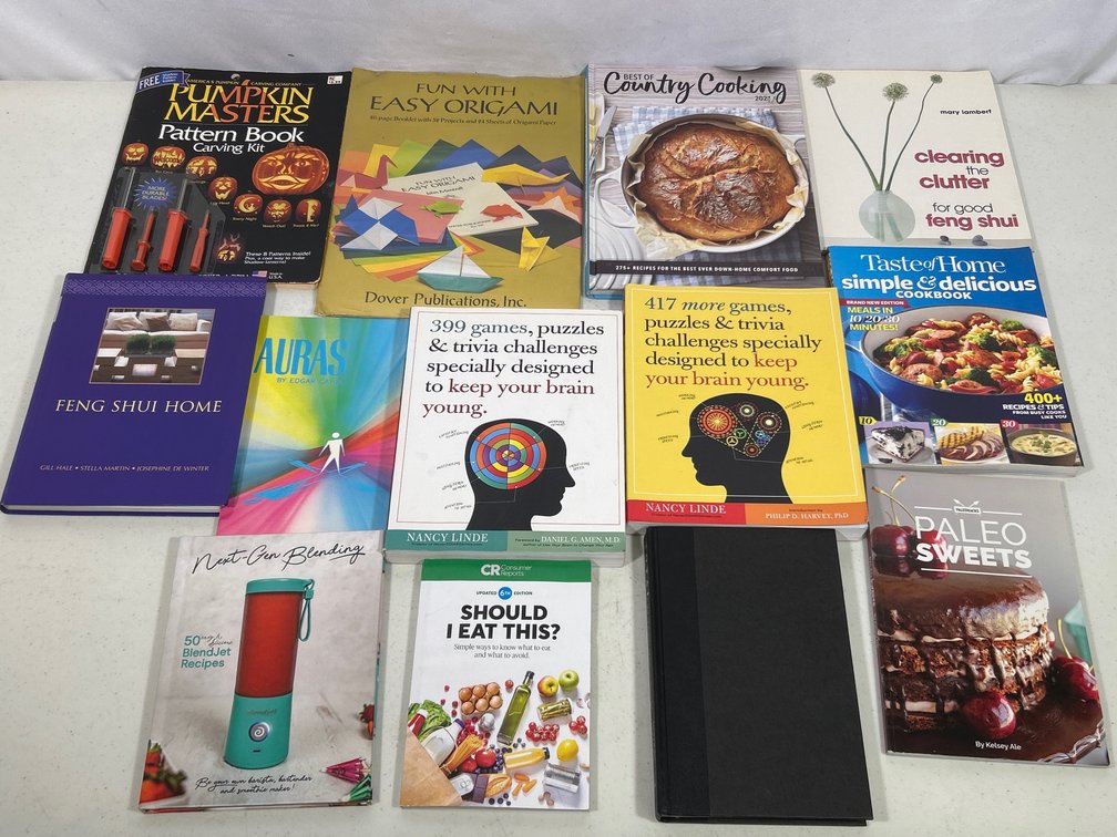 Booklets Lot- Crafting, Cooking, Decorating, Brain Challenges, 13 Titles