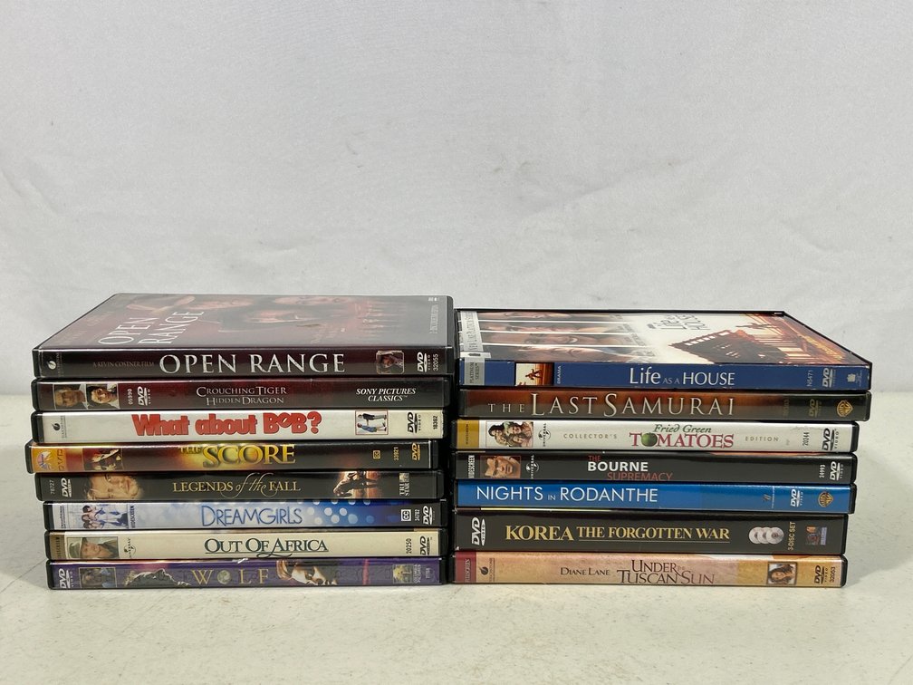 DVDs- Comedy, Action, Romance, More, 15 Titles