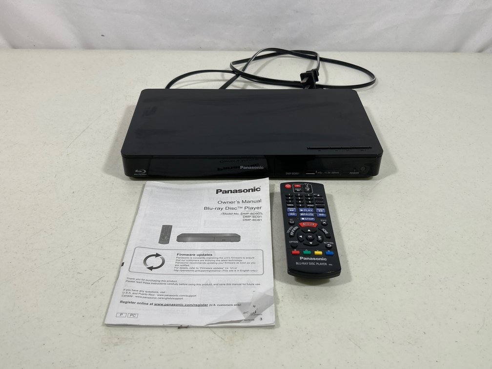 Panasonic Blu-Ray Disc Player, Model DMP-BD901 with Remote