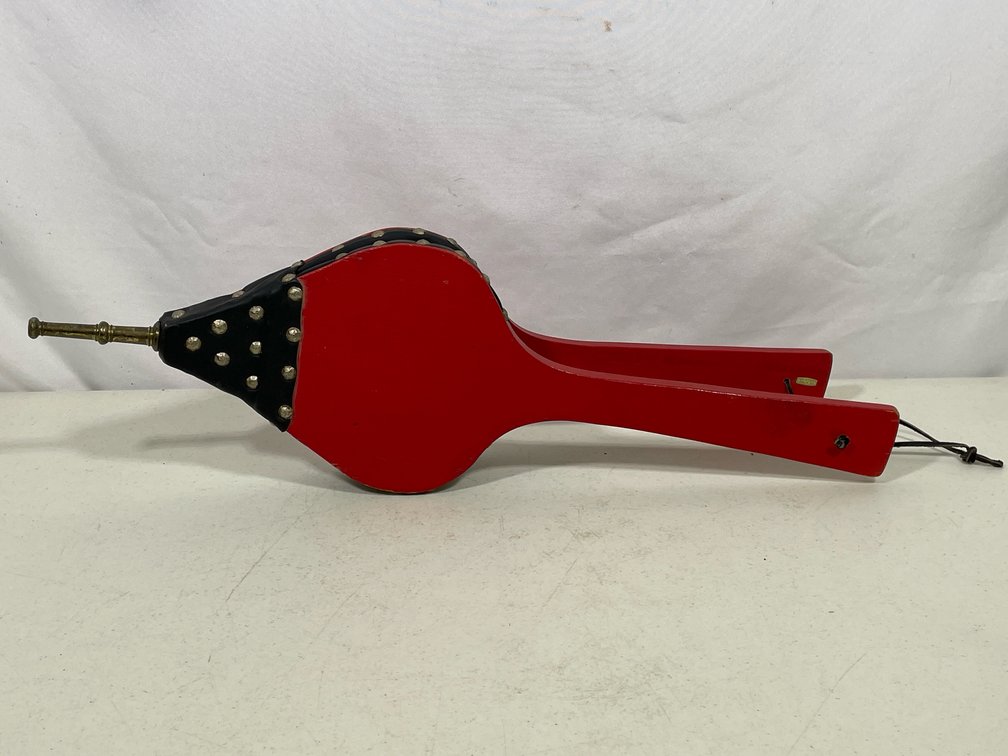 Red Wooden Bellows
