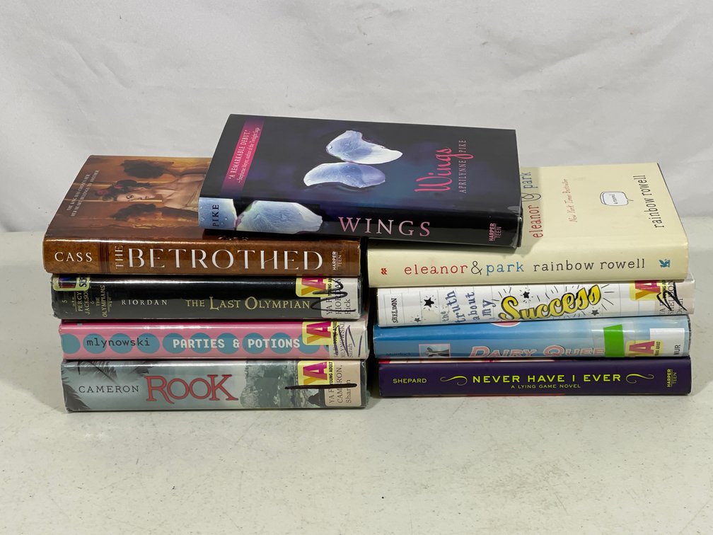 Books Lot- 9 Fiction Titles for Young Adult Readers