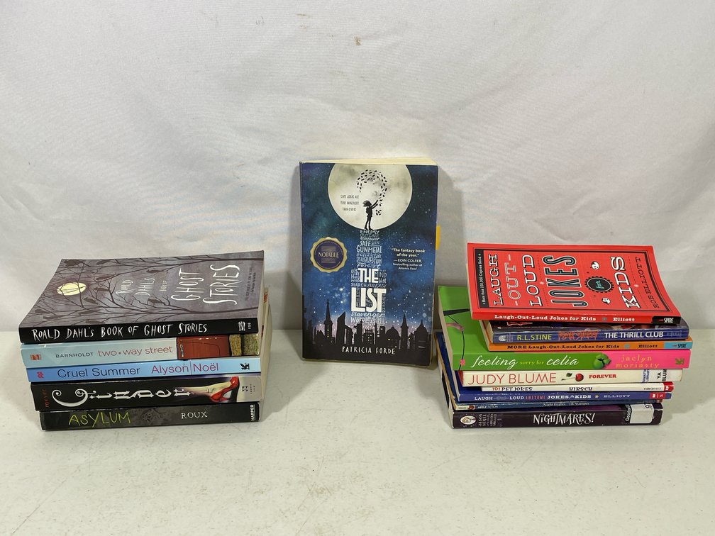 Books Lot- 15 Fiction & Non-Fiction Titles for Young Adult Readers