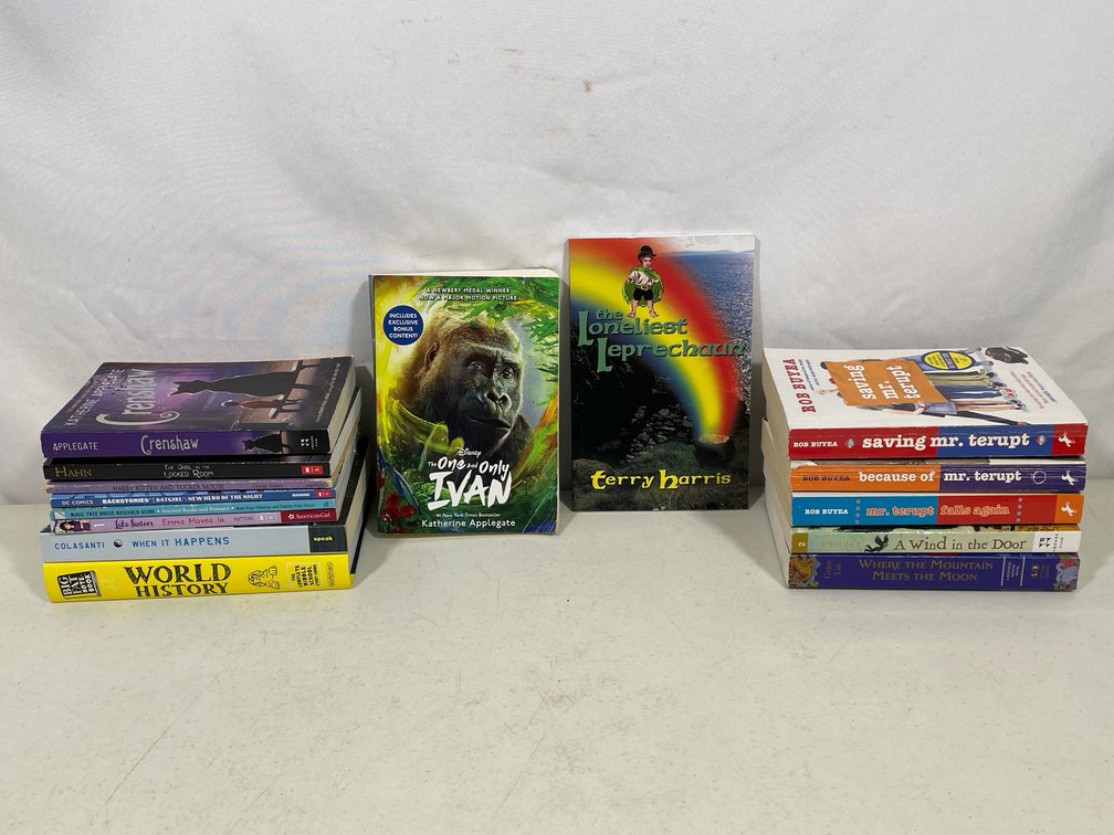 Books Lot- 15 Fiction & Non-Fiction Titles for Young Adult Readers