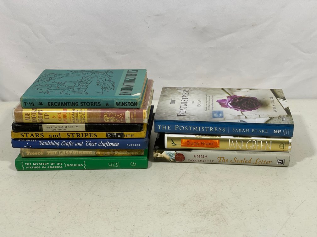 Books Lot- 10 Fiction & Non-Fiction Titles