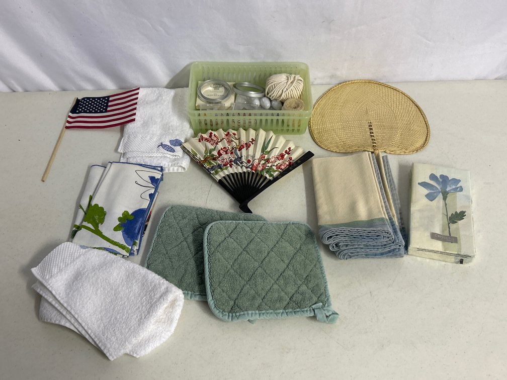 Hand Fans, Tea Towels and More