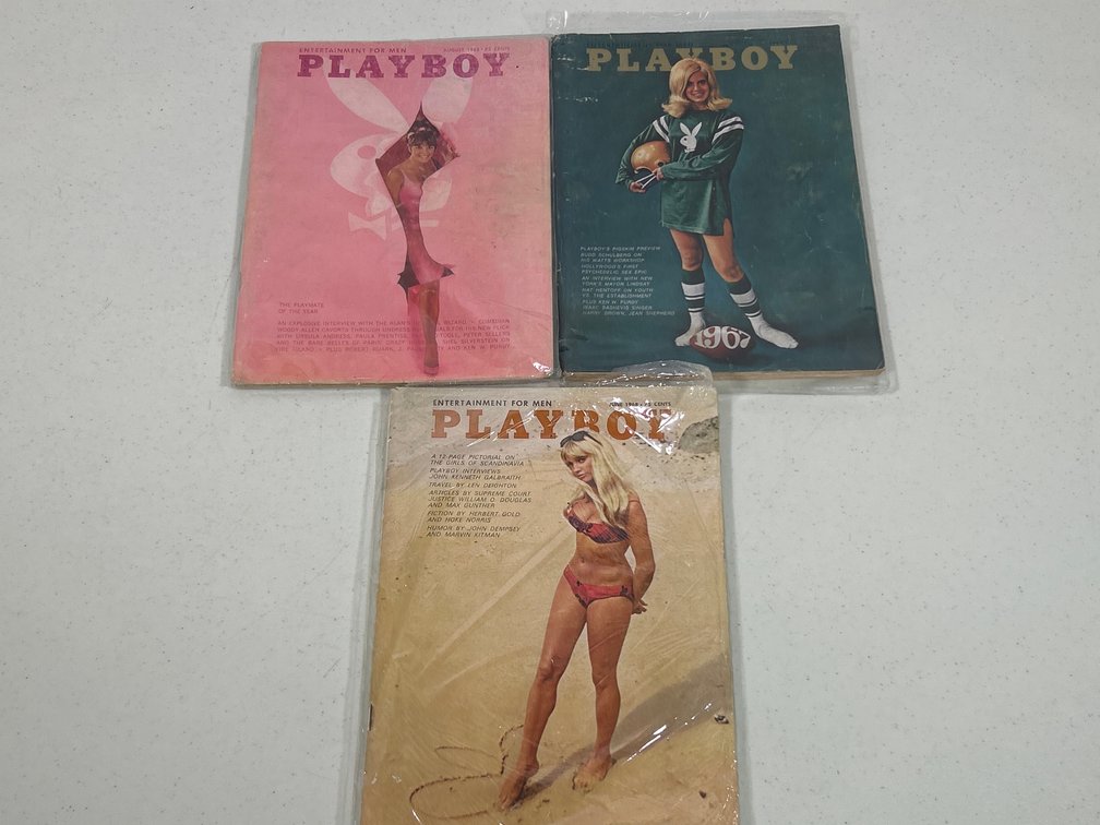 Vintage 1960’s Playboy Magazines