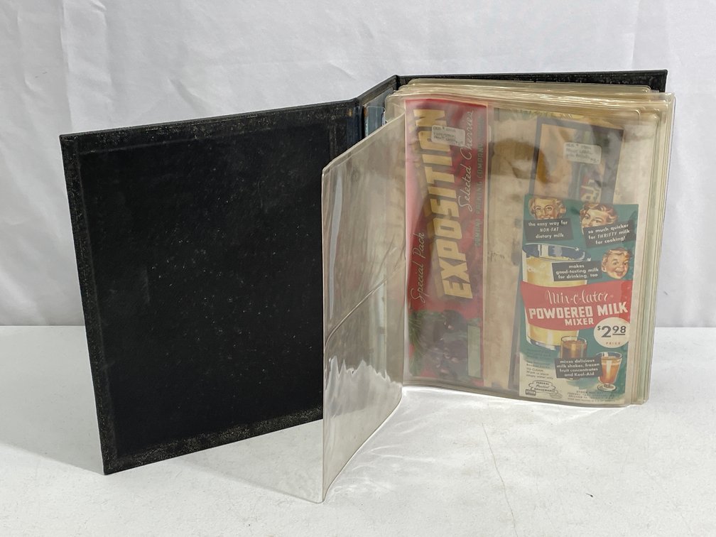 3-Ring Binder with Advertisements, Pamphlets, Guides, Directions, Labels, More