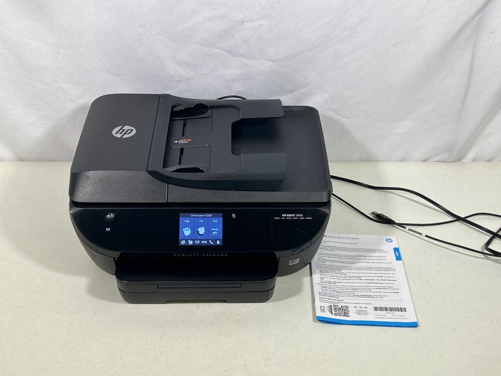 HP Envy 7645 All-In-One Printer with Manual
