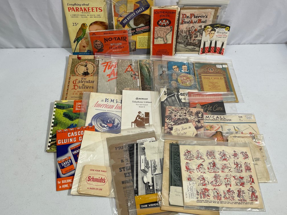 Booklets, Advertising, Pet Care & Other Guides, First Aid Book, Schmidt's Coasters, More