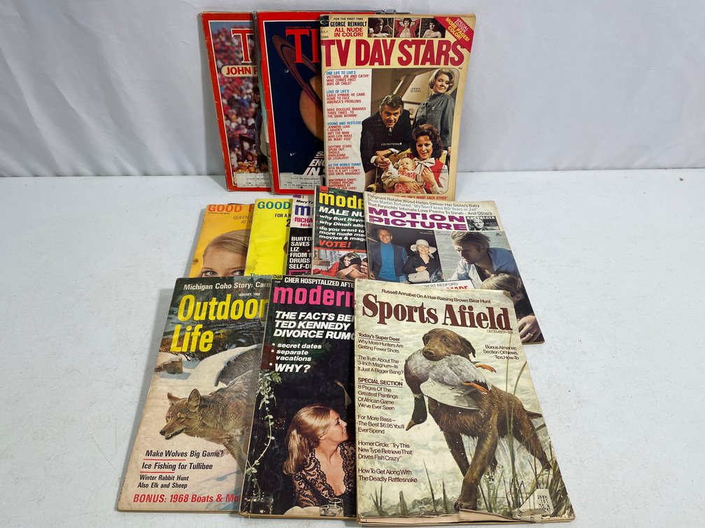 Magazine Issues- Good Housekeeping, Outdoor Life, Sports Afield, Modern Screen, More