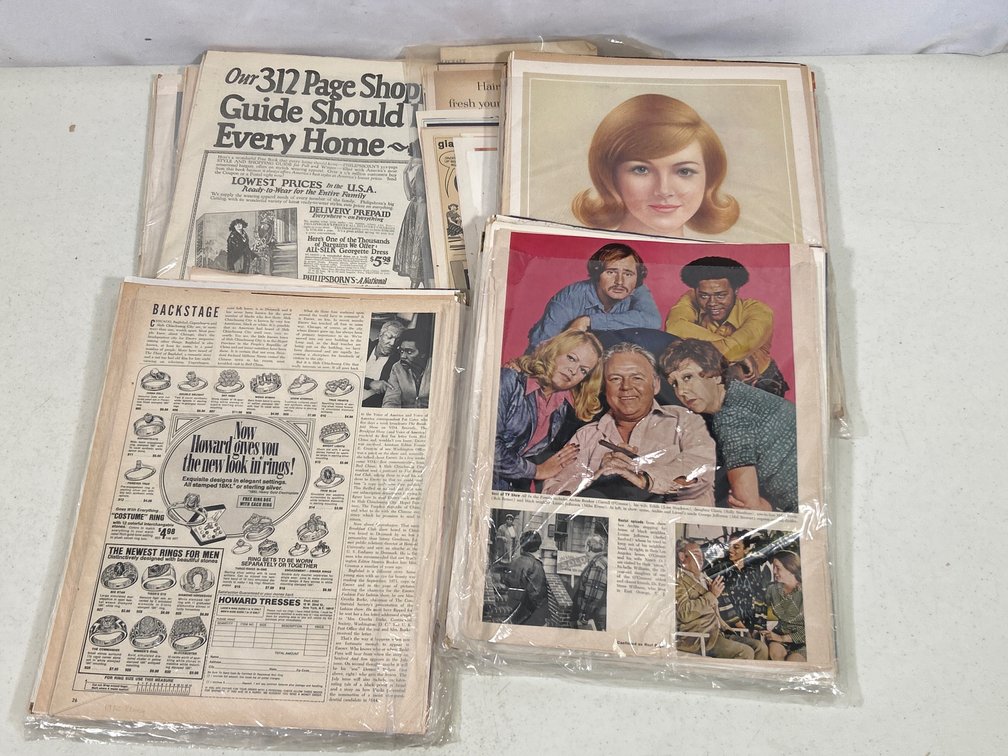 "All in the Family" Article, Advertisement of Breck Woman, Shopping Guide, Articles, More