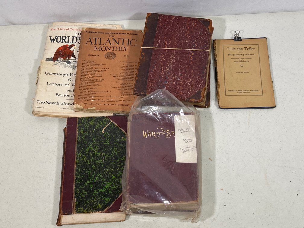 Atlantic Monthly, The World's Work, Tiller the Toiler, War with Spain?, Other Books