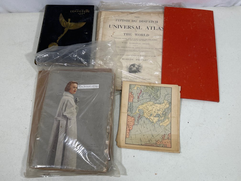 1955-56 Montgomery Ward Catalog, Commodore 195_?, Atlas, Hardy Boys Game Board