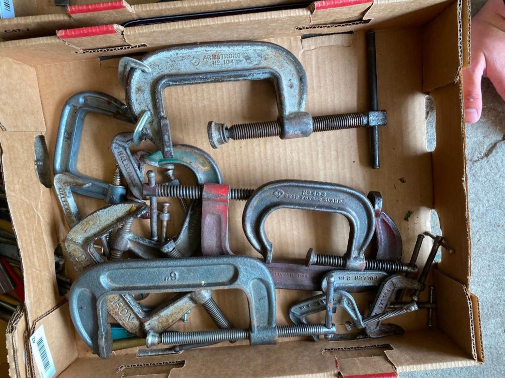 Box of "C" Clamps