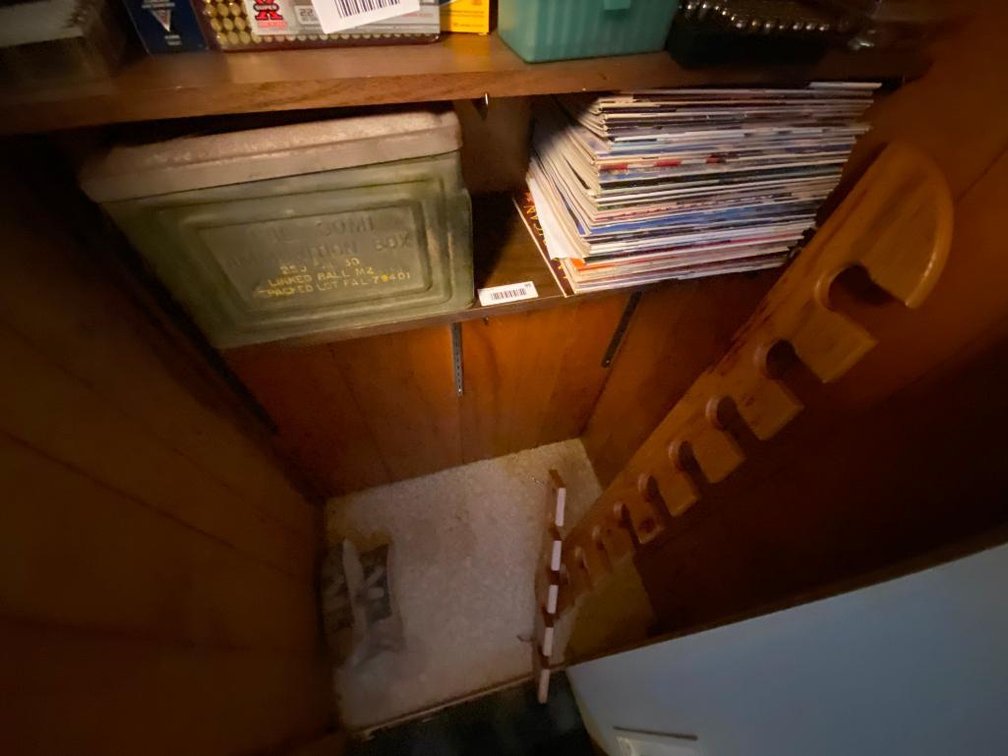 ammo box, gun magazines, gun racks and magnum shot