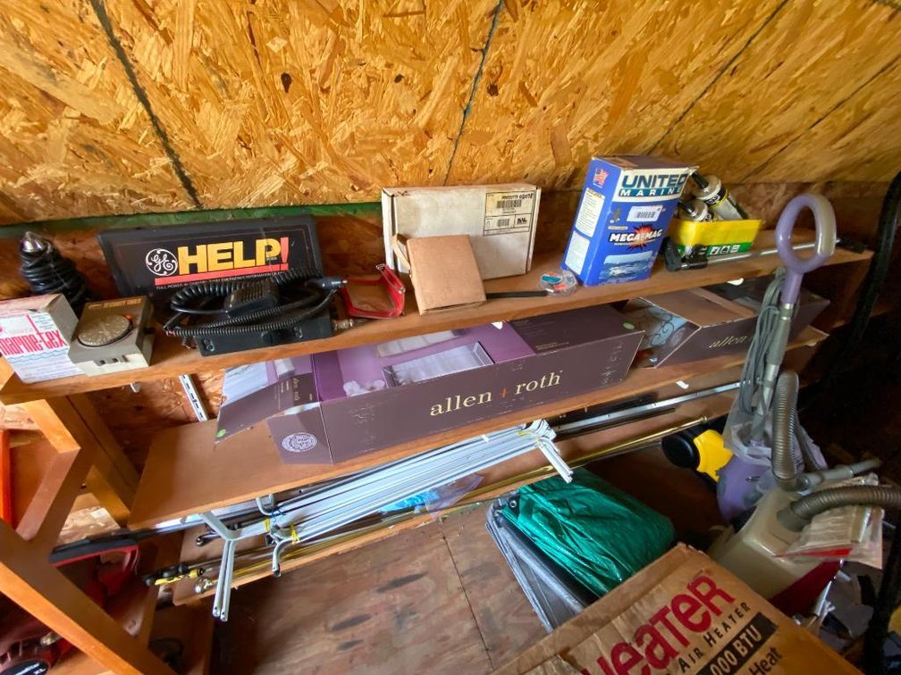 contents of shelf