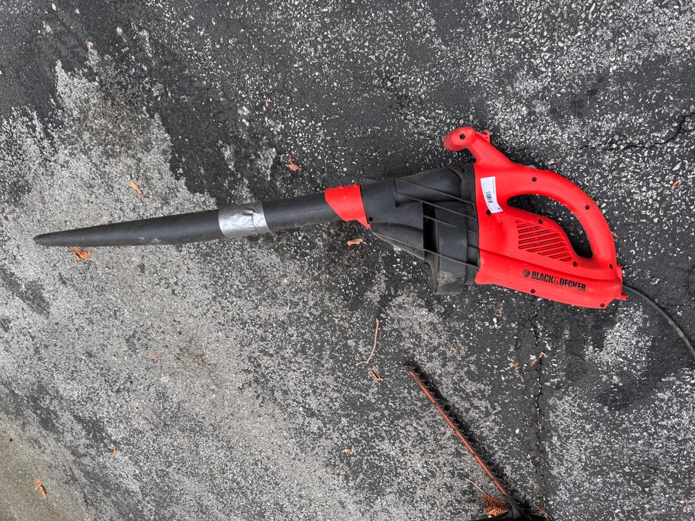 Black & Decker blower and trimmer