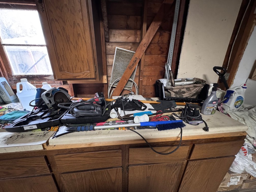 Contents of bench