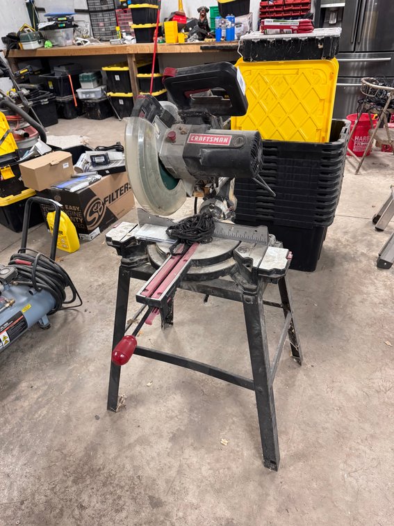 Craftsman miter saw with stand