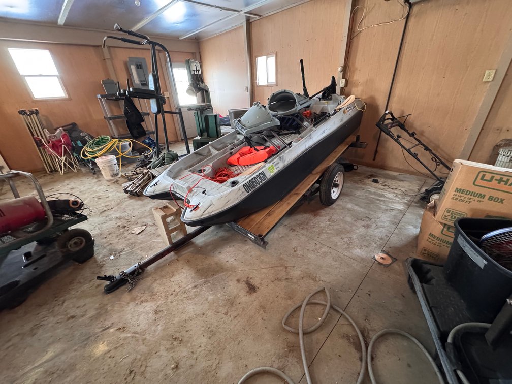 Pond prowler 10 with trailer