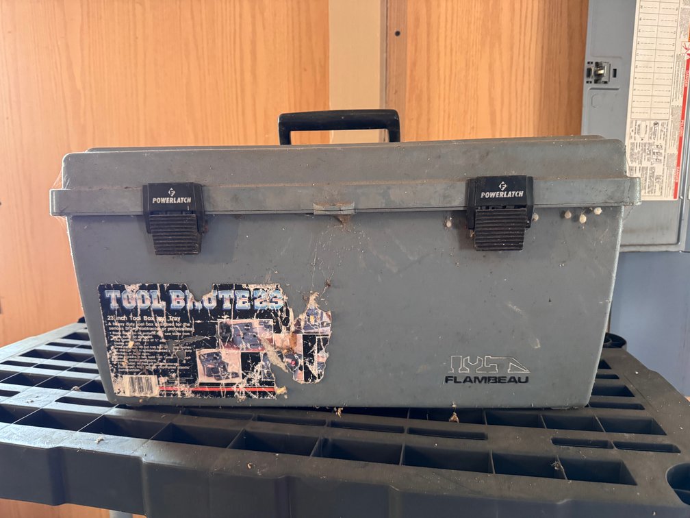 Plastic tool box