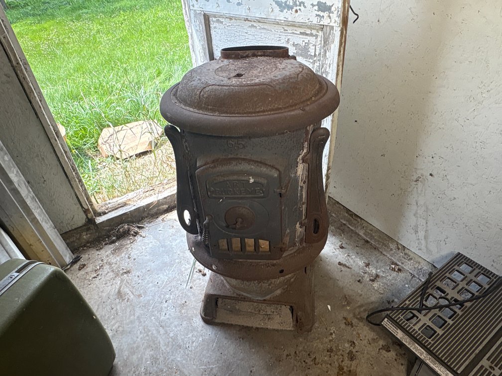 Antique Cast Iron Heating Stove