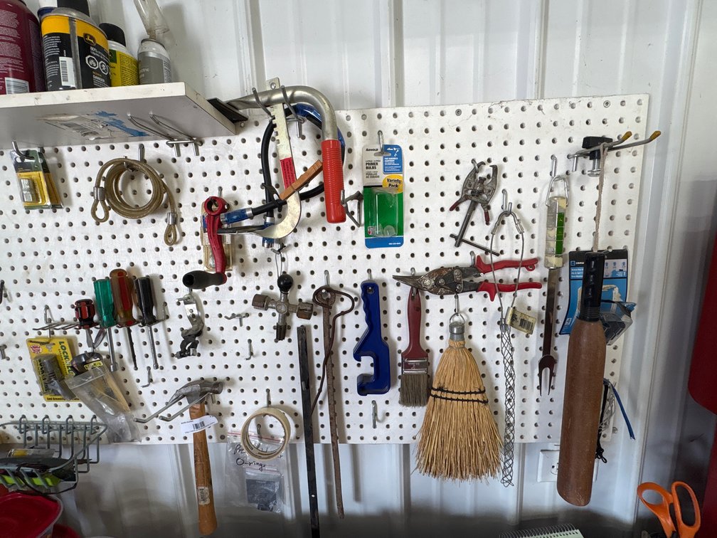 Assorted Shop Tools and Hardware
