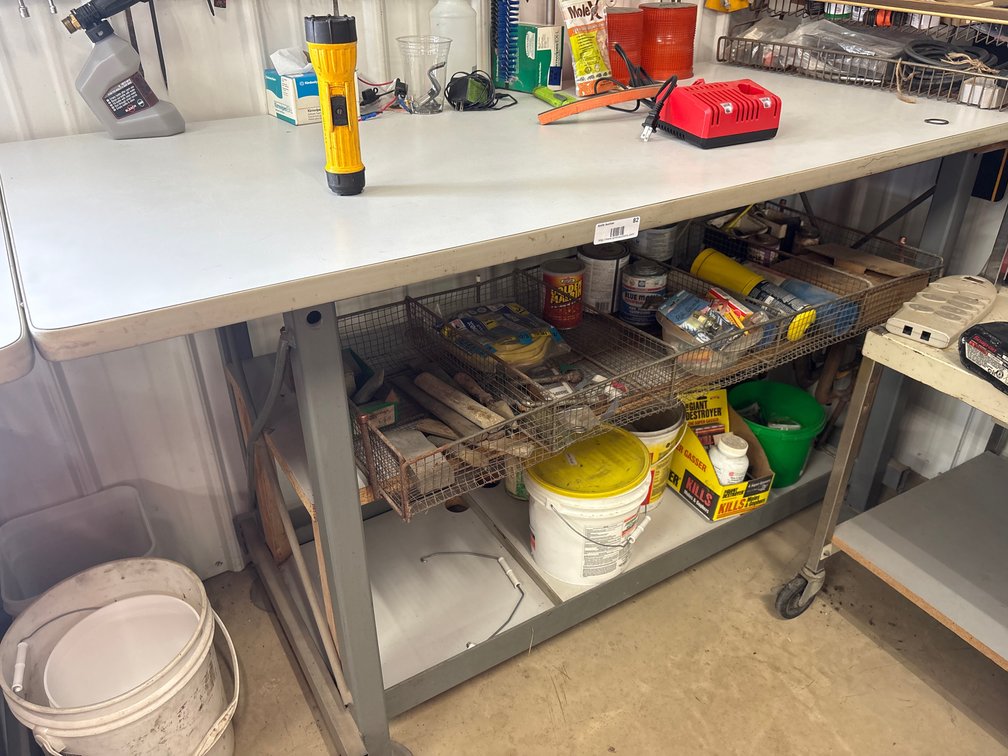 Snap-on Workbench with Assorted Shop Supplies