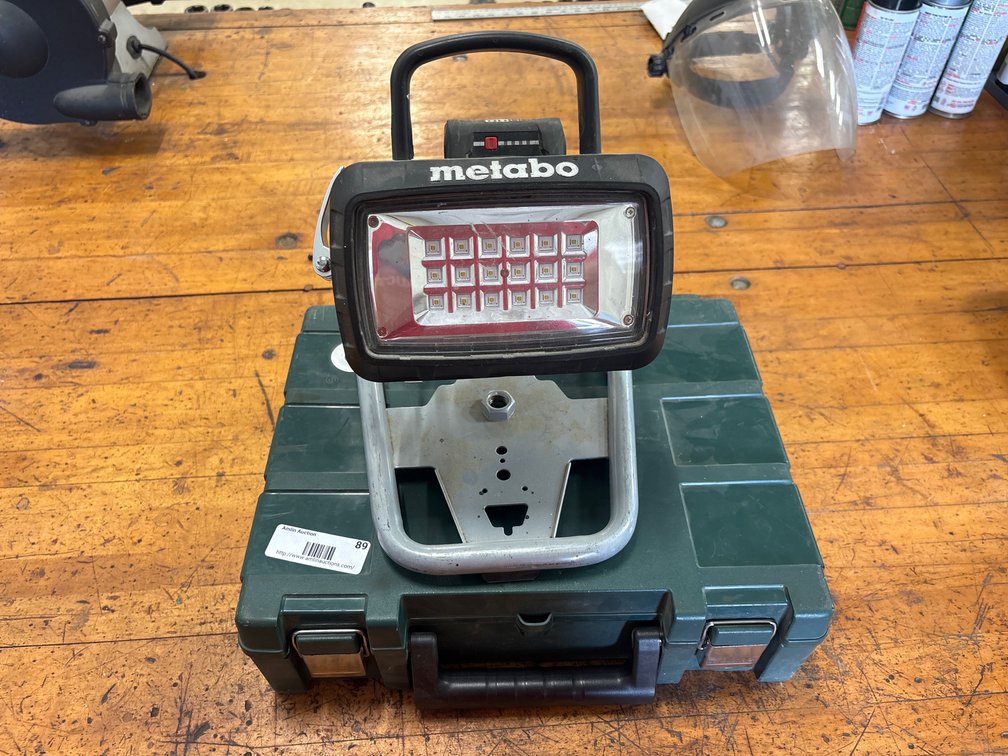 Metabo 18V Cordless LED Work Light and Tool Kit