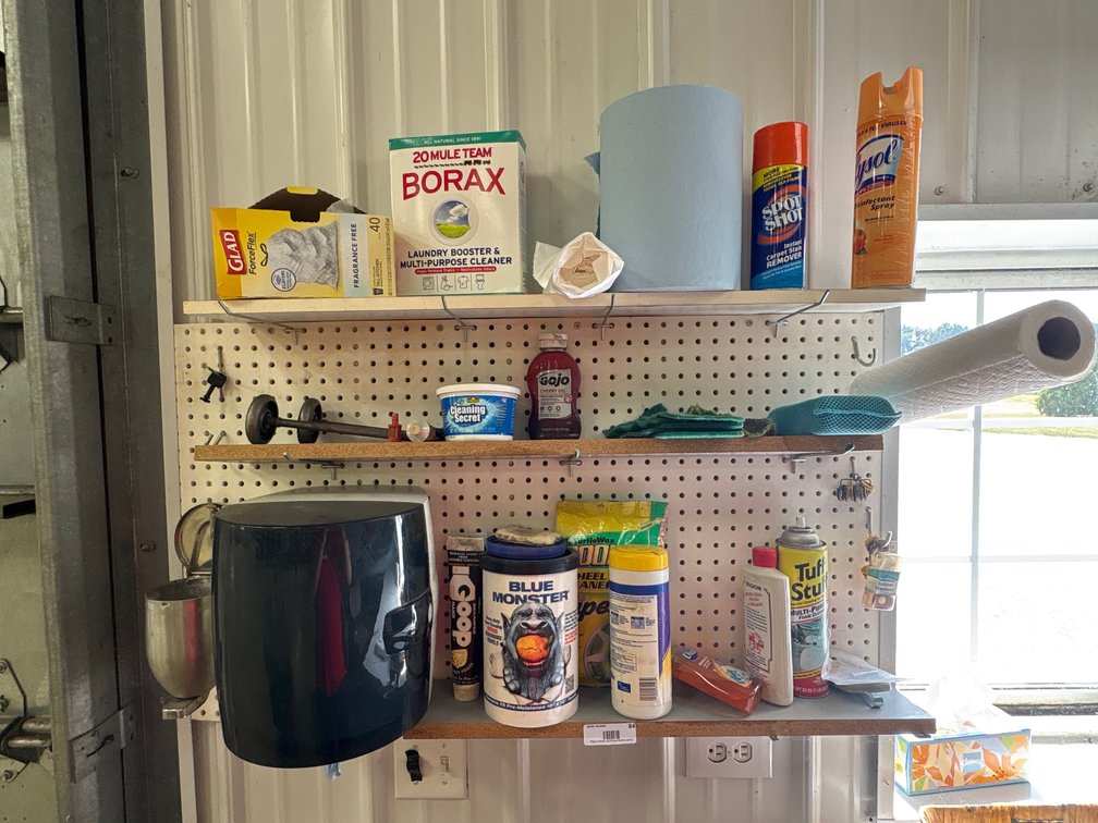 Assorted Shop Consumables & Cleaning Supplies