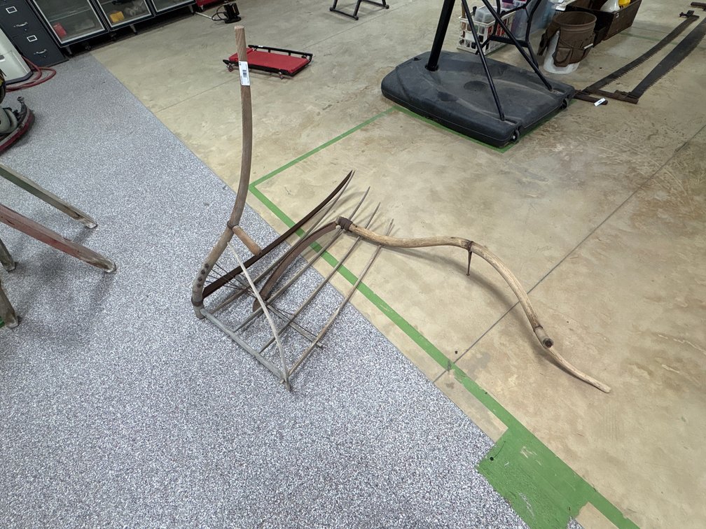 Antique Grain Cradle Scythes