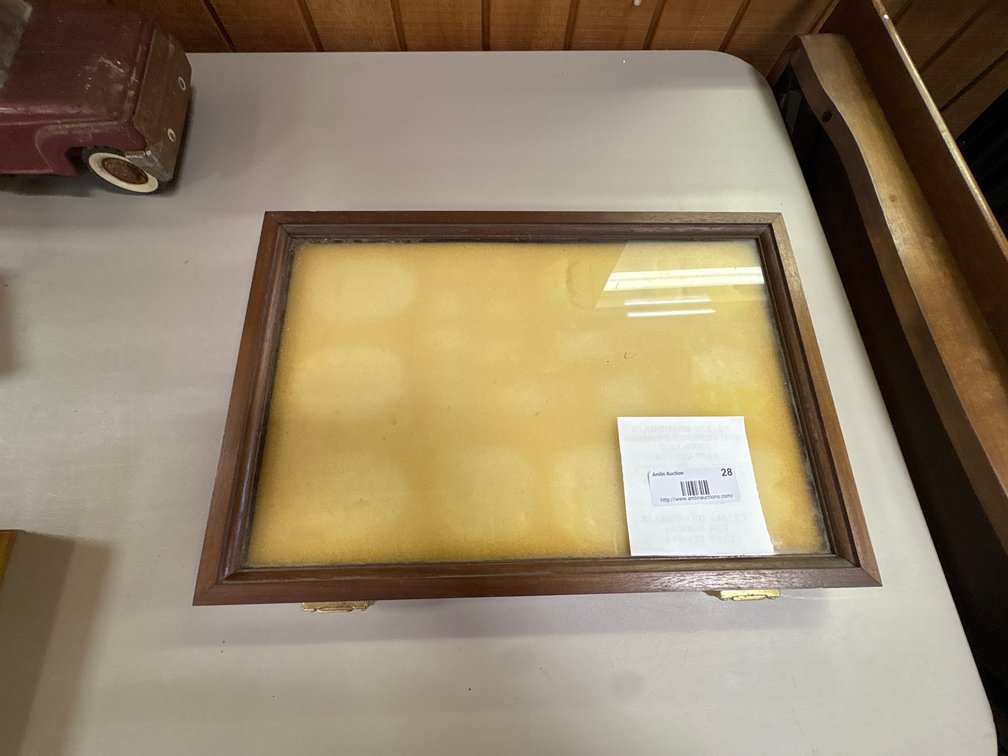 Wooden Glass-Top Display Case
