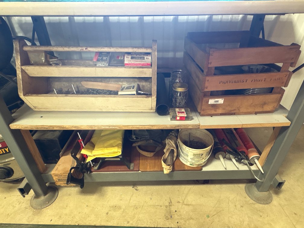 Hawk Tool Caddy, Parkhurst Crate & Hardware Assortment