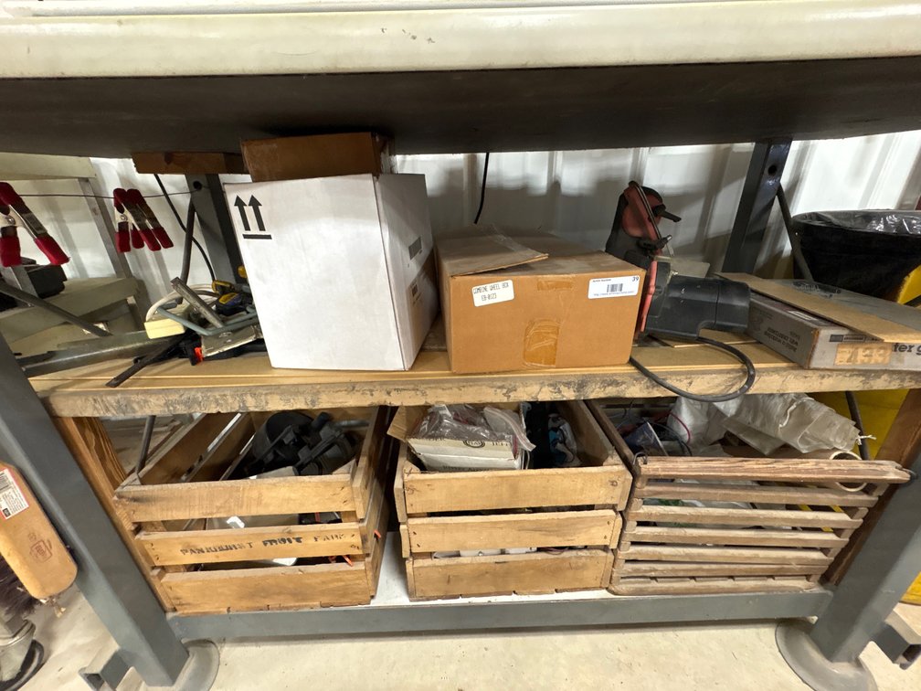 Large Assorted Workshop Tools & Hardware Lot