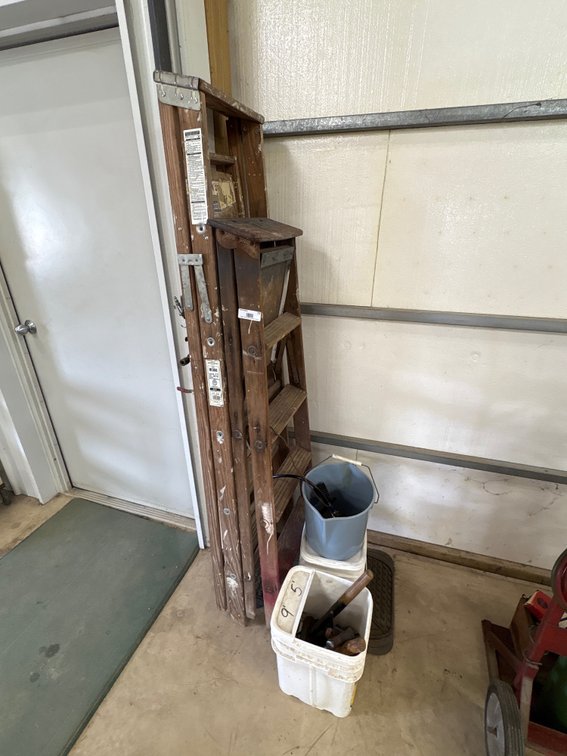 Werner Commercial Wooden Ladders & Assorted Tool Buckets